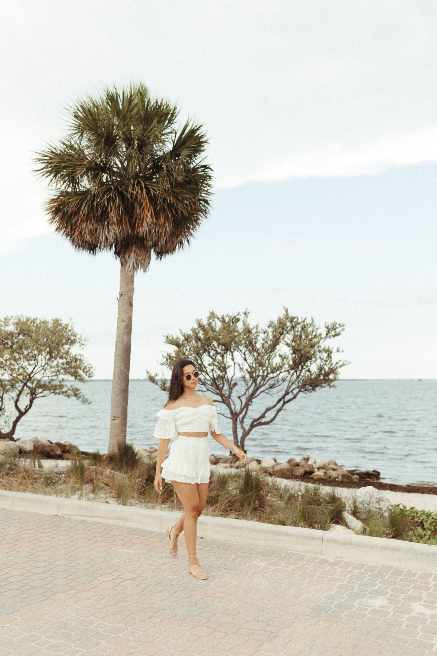 CANARY ISLANDS — off-shoulder set made for sunshine