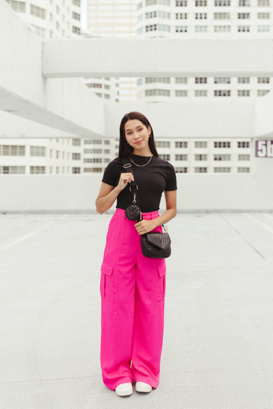 LAS VEGAS — bold cargo pants with runway energy